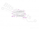 Heatsink E3D V6 remote/bowden zwart 1,75mm/3,0mm